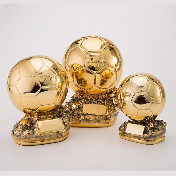 Fifa Ballon d'Or Trofé Replika Souvenir Dekorasjon 15CM-WELLNGS