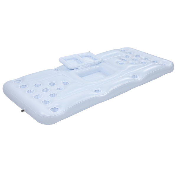 Uppblåsbar Pong Pool Lounge PVC rolig flytande beer pong bord för sommarpoolpartyn