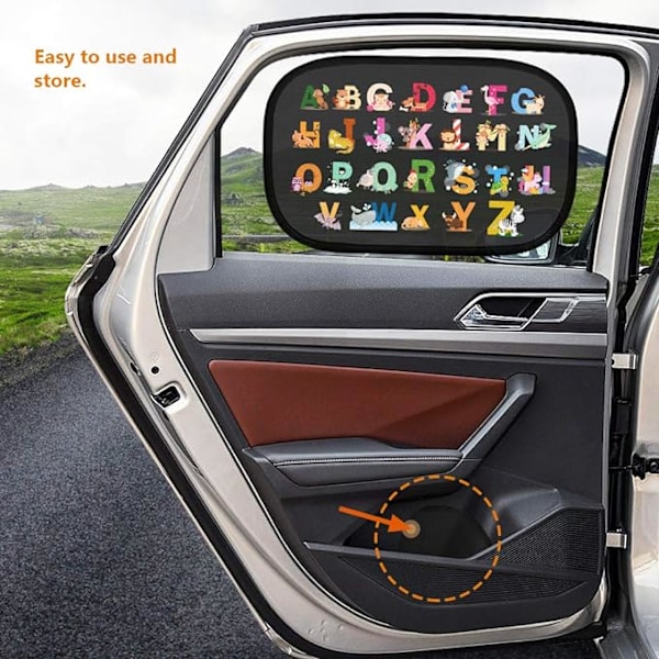 Baby Car Sunshade with UV protection, self-adhesive car window