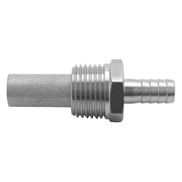 2x Hemmabryggning Inline Syresättning Diffusionssten Luftningssten 1/2 Npt Karboneringssten