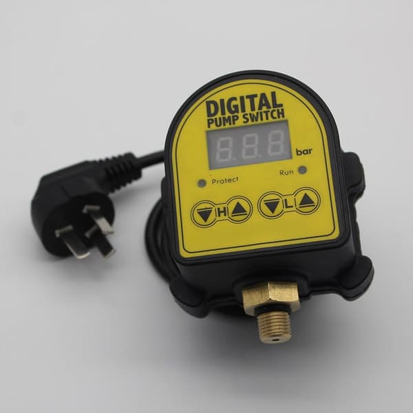 220V Automatisk trykregulator til husholdningspumpe – Digital elektrisk presscontrol pressdrive – Han