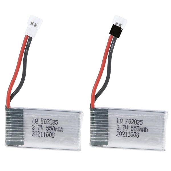 3,7V 550mAh 20clipo Batteri 802035/702035 Lithiumbatteri Til Hubsan X4 H107 H107l H107d Mjxrc F47 Dfd-f180 Rc Drone Reservedele