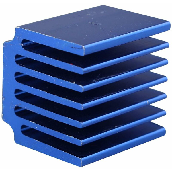 10 stk. 3D-printerdele Varmeafleder Driver Aluminium Varmeafleder til Raspberry Pi LV8729 A4988 DRV8825 TMC2208 TMC2100 TMC2130 Blå longziming