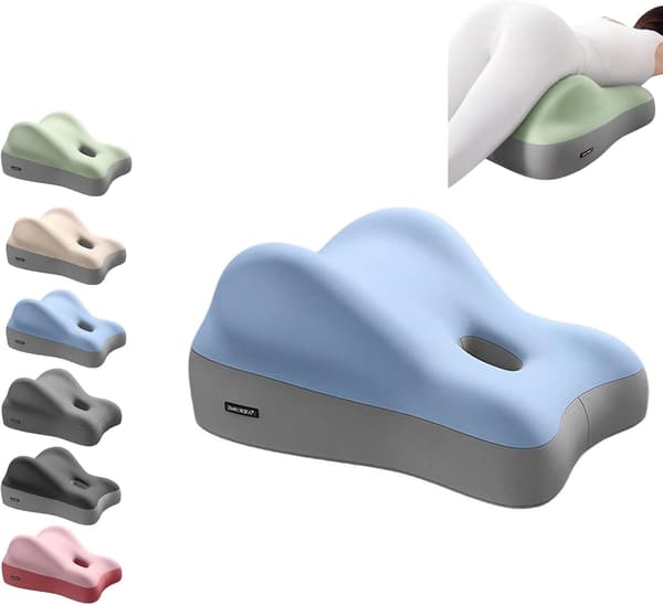Memory Foam Par Pude, Ergonomisk Støtte til Sofa, Seng, Filmaftener og Dovne Morgener bule
