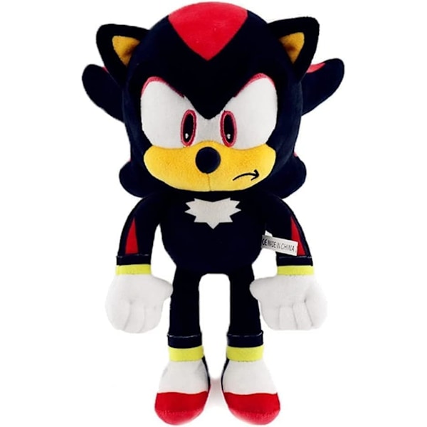 Sonic Plys Legetøj, 12 Tommer Pindsvin Legetøj, Shadow Dyr Plys Pude, Gave til Børn (Sort)