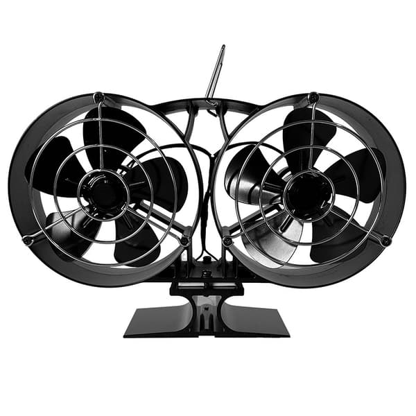 Varmedrevet ovnventilator til åben pejs - Effektiv varmefordeling{BT}