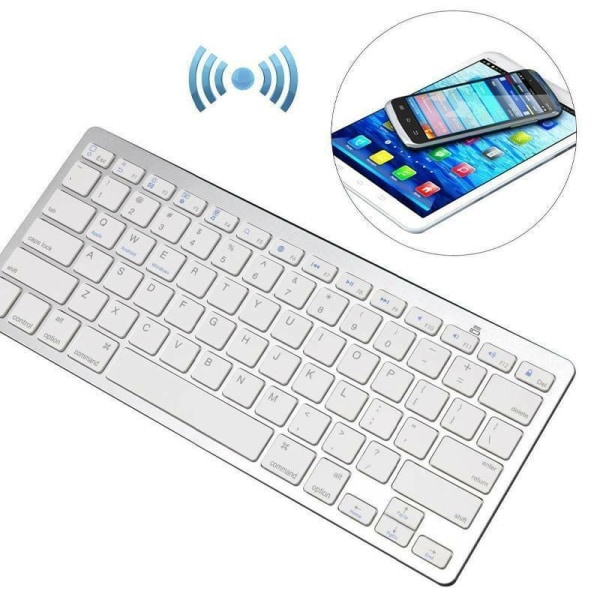 Trådløst Bluetooth-tastatur til Apple iMac iPad Android