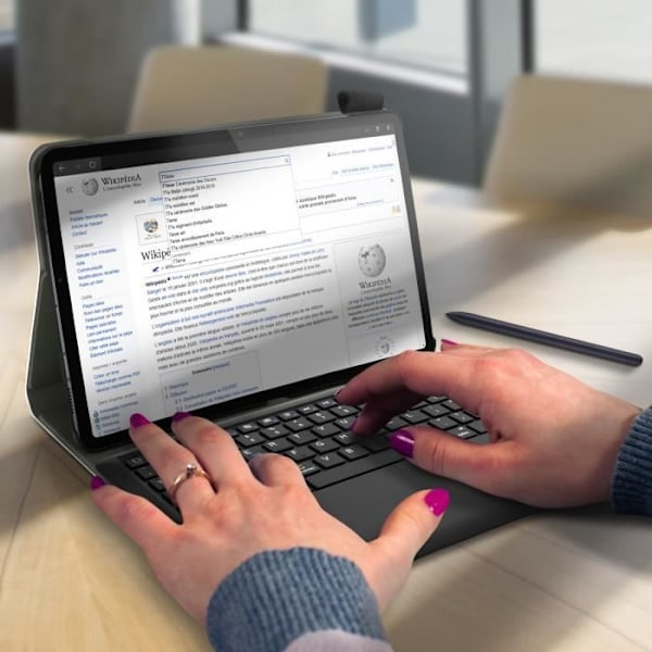 Samsung Galaxy Tab S7 11.0 Bluetooth-näppäimistö 4H QWERTY-telinekotelo Musta Musta