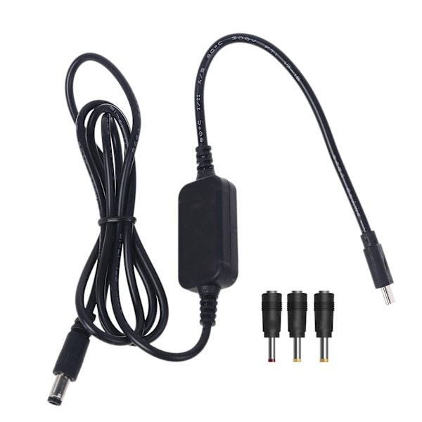 USB C PD Typ C Hane till Hane 2.5/3.5/4.0/5.5mm Kontakt 12V Kabel för Wifi Router Strömförsörjning LED-lampor