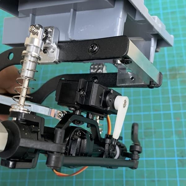 Metal Trækstang Link Servo Mount Sæt Til Mn D90 Mn-90 1/12 Rc Bil,2