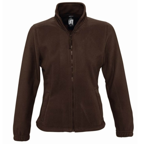 OL Dam/Dam North Full Zip Fleecejakke Mørk Chokolade Dark Chocolate S