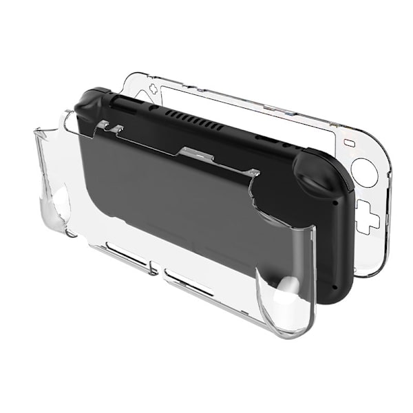 Nintendo Switch Lite -konsolille - läpinäkyvä, suojaava kotelo, jossa kaikki tarpeellinen, liukumaton