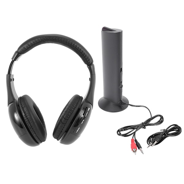 KUBITE MH2001 Trådløse Hodetelefoner Sender On-Ear Headset Med FM Radio Trådløst TV Headset Moni