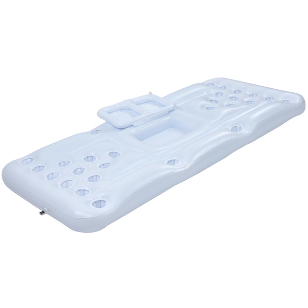 Uppblåsbar Pong Pool Lounge PVC rolig flytande beer pong bord för sommarpoolpartyn