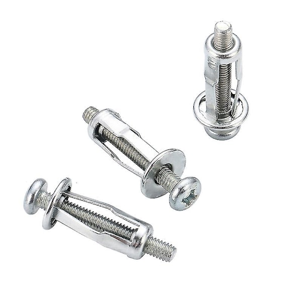 15 stk M4 M5 M6 M8 kronbladnagler mutter jekk muttere bil metallskrue for hul vegg jernhud kronbladmutter ekspansjonslykt 15pcs M4
