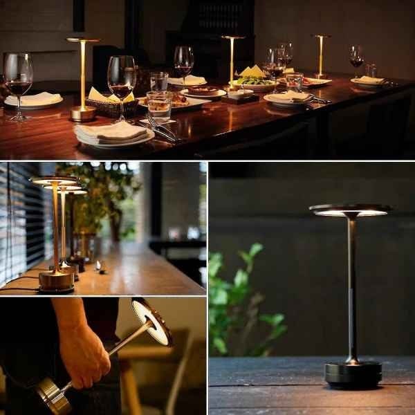 Sladdlös bordslampa Dimbar Metall Uppladdningsbar Guld Guld Gold Gold