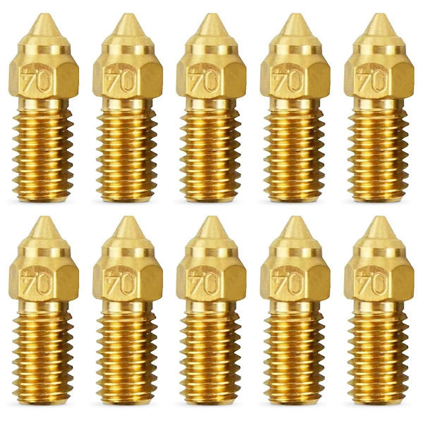 10 stk. passer til Elegooneptune 4-serie dyser 3d-printerdele høj temperatur 0,4 mm dyser kit passer