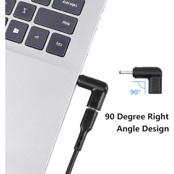 USB 5V Type C naar DC mannelijke adapter, 90 graden gehoekt USB C naar DC 5V PD oplaadadapter connector voor laptop, router, mobiele voeding (6 stuks)