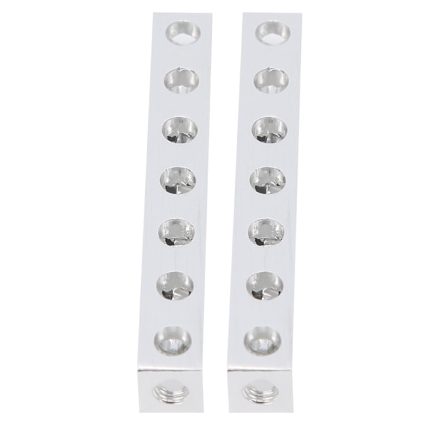2 kpl 7-reikäinen neliöputki 3106-0007-0056 Robotin rakenneosan lisävarusteet 8 x 8 x 56 mm
