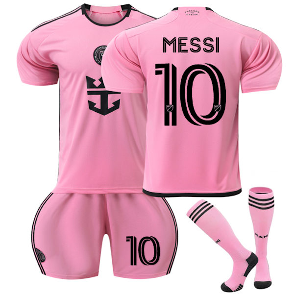 Inter Miami CF Hjemmefodboldtrøje med nr. 10 Messi-strømper Home adult XXL