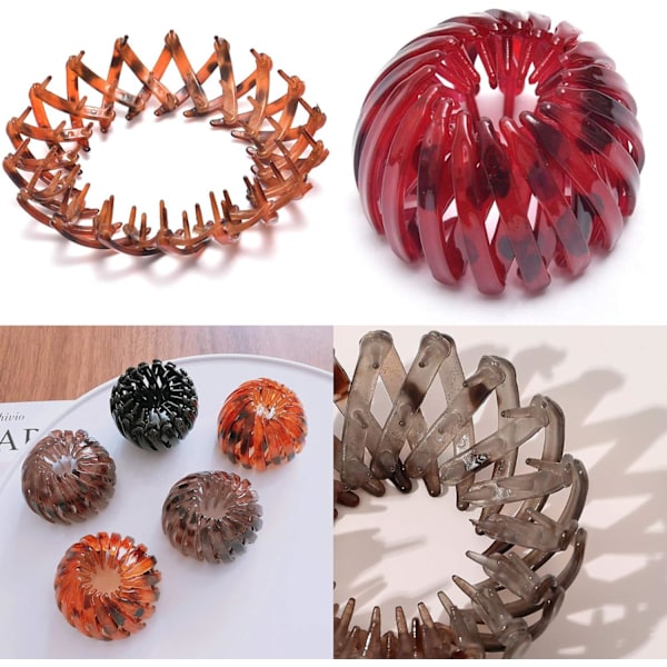 Fågelbo Hårklämma Pepparrot Fixer Fågelbo Hårrep Orange yellow