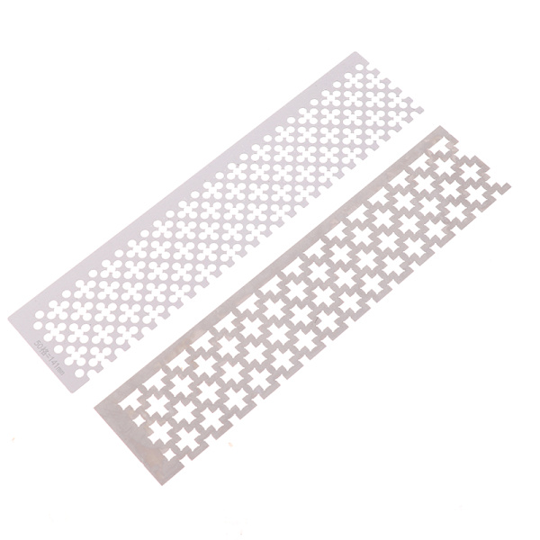 Tegner lineal 5D Diamantmaleri Rustfrit stål prikker Round
