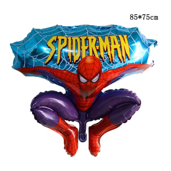 3D superhjälte spindelmannen Iron Man tecknad film födelsedagsfest ballong Batman