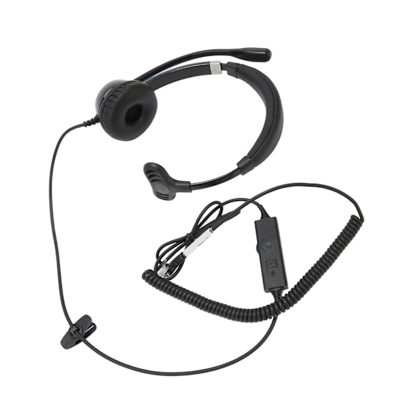 Telefon Headset Professionel Støjreducerende Enkelt Øre Kundeservice Headset til Call Center Kontor RJ Interface