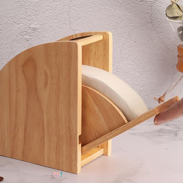 Kaffefilterholder Kaffepapir Opbevaringsbeholder Dispenser