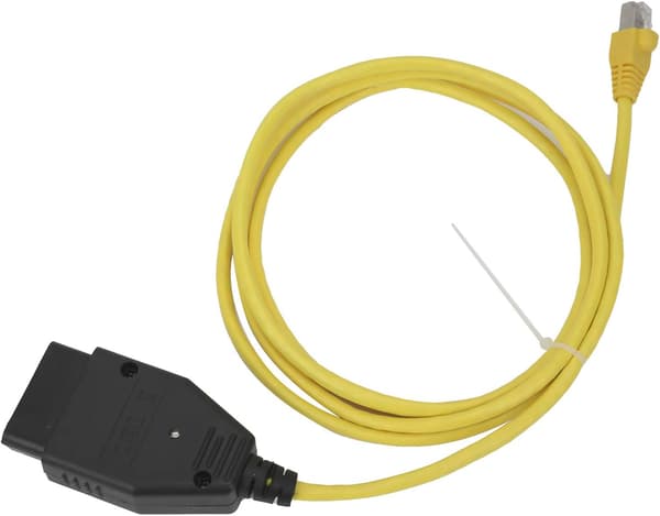 Ethernet til OBD Kabel, OBD2 Kabel Ethernet til OBD Kabel ENET Interface Datakodning Diagnostisk Værktøj Egnet til F/1/3/5/7 Serie[qb]