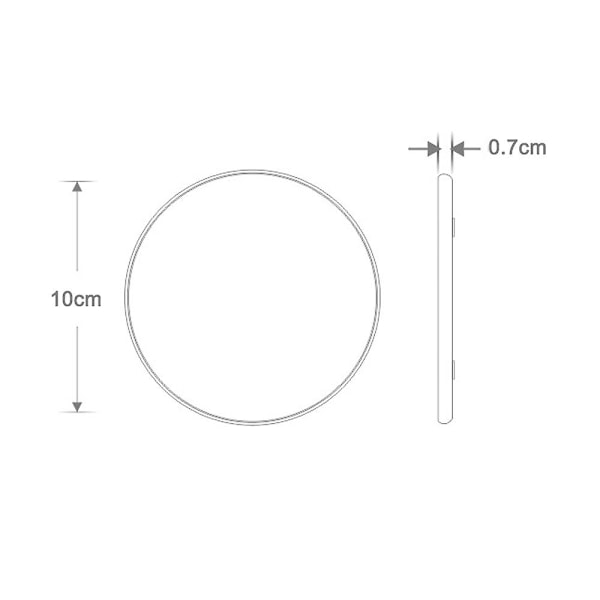 Trådløs lader Rask lading for Iphone 12/11/pro/max/xs/xr/x/8, Ipad Pro/air/mini, Samsung Galaxy S21/s10/s9/plus