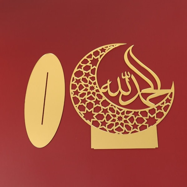 Eid Mubarak Dekor Ramadan Prydnader 6 6