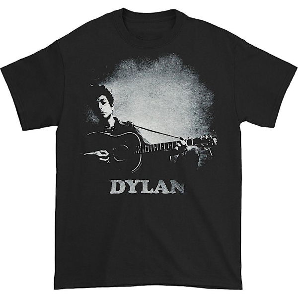 Bob Dylan Gitar & Logo T-skjorte XL