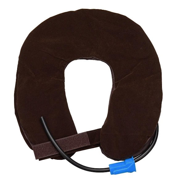 Oppblåsbar Pute for Nakkemassasje brown