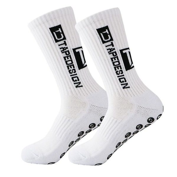 Netball Basketball Tape Design Grip Socks - Passer til fotball Tennis Rask levering Hvit zdq