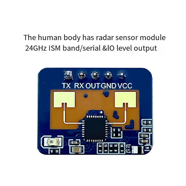 24g Mmwave Ld2410c Mänsklig närvaroradar sensor rörelsedetekteringsmodul