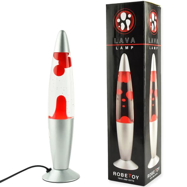 Rød Lavalamp 34 cm - Robetoy{BT} 1