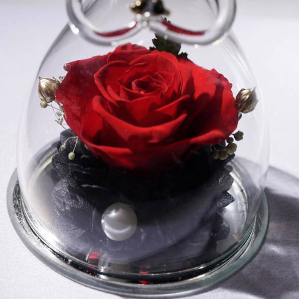 1 stk. (rød) Mors dag kone gave, rose engel kone gaver,