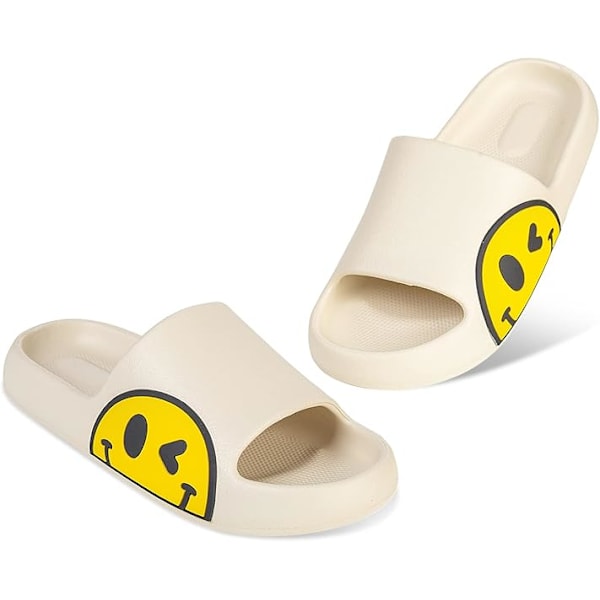Slippers, Puteslippers Sandaler for menn, Unisex Sklisikre Hurtigtørkende Dusjsko Innendørs Utendørs Åpen Tå Spa Badebasseng Gym Hus Fritid