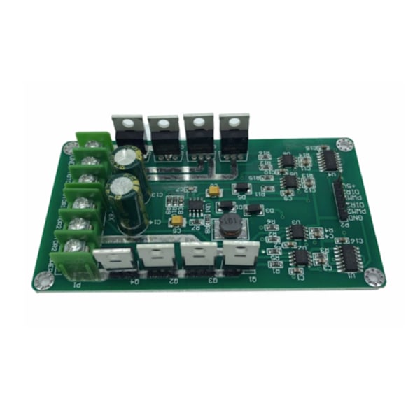 Dubbelmotor drivmodul H-brygga DCMOSFET IRF3205 3-36V10A topp 30A DC motordrivkort med bromsfunktion