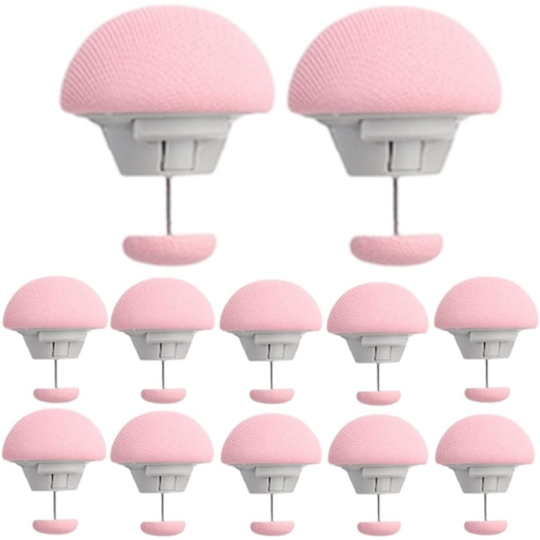 12 st spongi-täcke klämmor halkfria täcke hållare klämmor täcke hållare fixator för filt lakan gardiner strumpor madrassöverdrag Pink