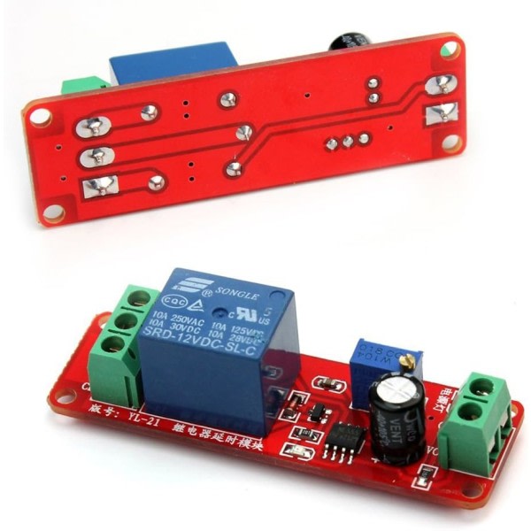 Galaxy DC 12V NE555 Fördröjningstimer Monostabil Rel? Timer switch Justerbar modul