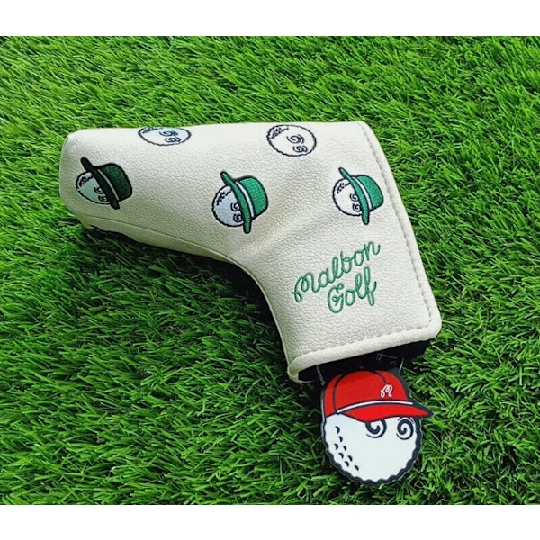 Malbon Golfklubbsöverdrag Driver Fairway Wood Hybrid Out Putter Mallet Headcover