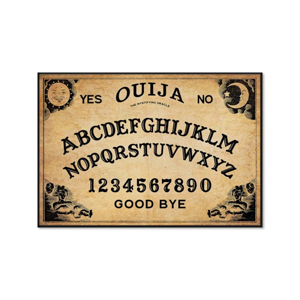 1 st canvasposter, Ouija bräde tryck affisch, mörk akademisk affisch väggkonst för vardagsrum 15.8*23.7inch/40*60cm Unframe
