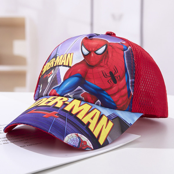 Hämähäkkimies Mesh Baseball Cap Cap Kesähattu Lapsi Tyttö Poika Spider-Man #1