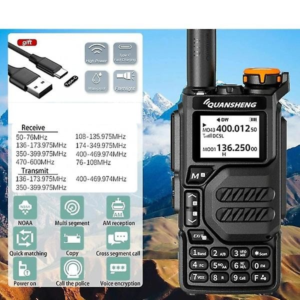 Talkiefull Bandaviation Band Handheld Outdoor Automaticone Buttonfrequency Matching