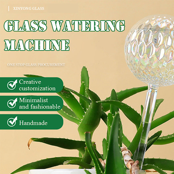 2/3/4 stk Glass Vanningskuler for Planter Enkle Automatiske Lekkasjeplanter Vanningsanordning for Alle Potteplanter 2