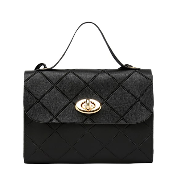 Messenger Bag för kvinnor Axelväska Mode Crossbody Väskor Black