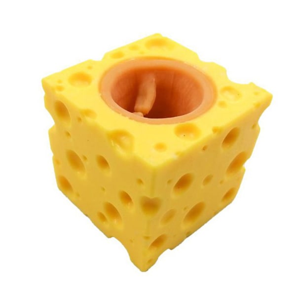 Bubbla Fidget Ost Stressboll för Barn Hjärnträningsverktyg Kawaii Squishy Leksak Tryckavlastande Leksaker Tillbehör