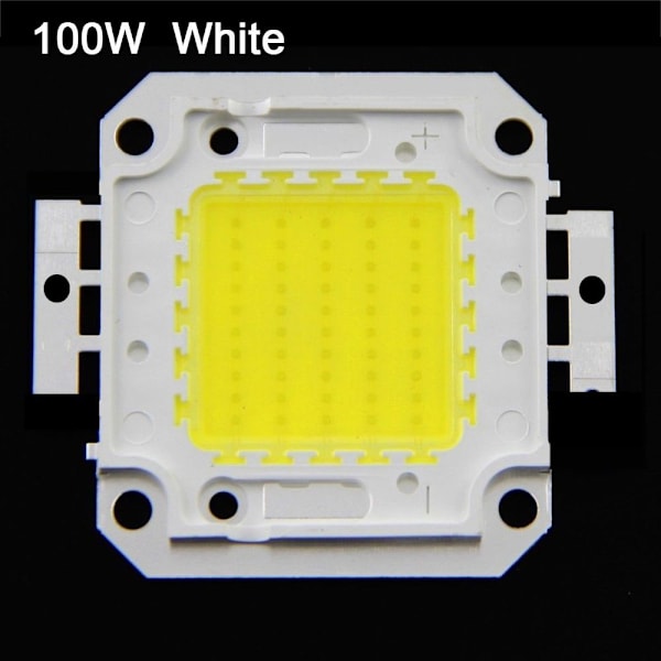 LED Chip Beads Lampeperler 100W HVIT HVIT - høy kvalitet 100W white